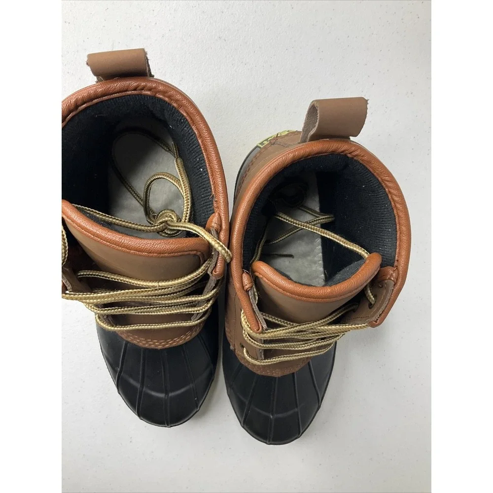 Rothco Duck Boots Steel Shank Waterproof Insulated Boot‎ Men Sz 9 Brown Black
